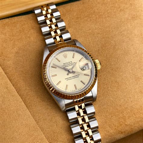 1989 womens rolex 2 ton|rolex lady datejust gold.